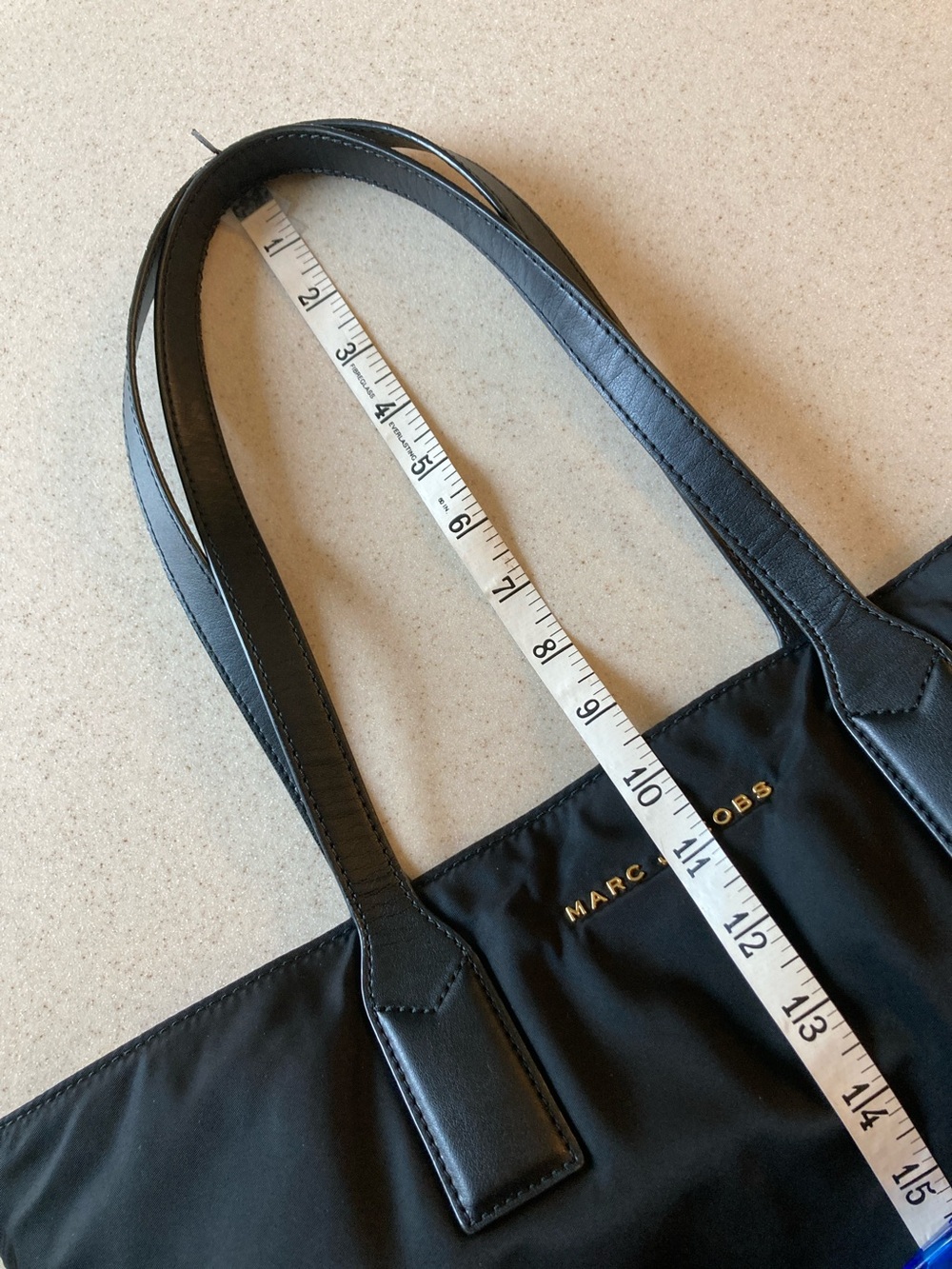 Marc Jacobs Black Nylon Tote Bag with Logo - Picture 11 of 16